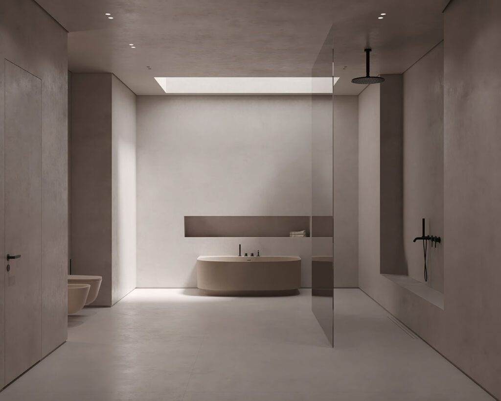 moderne badkamer