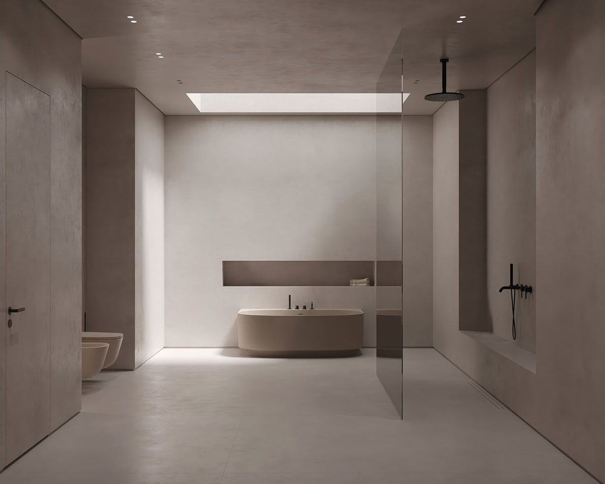 moderne badkamer
